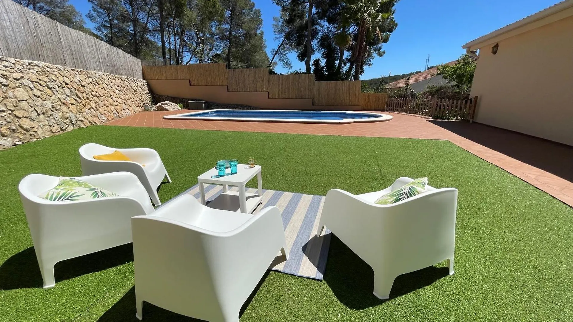 Villa Rustica Con Piscina Privada Al Lado De Sitges Barcelona